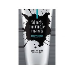 MASECZKA PEEL-OFF BLACK MIRACLE 100 ML. Czarne kosmetyczki damskie Drogeria korean unicorn, bez wzorów, ze skóry. Za 79,00 zł.