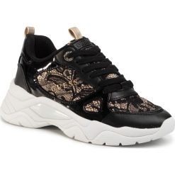 Sneakersy GUESS - Flaus FL5FLS LAC12 BLACK. Czarne półbuty damskie Guess, ze skóry ekologicznej. Za 549,00 zł.