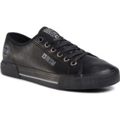 Tenisówki BIG STAR - FF174053 Black. Czarne półbuty męskie BIG STAR, na co dzień, bez wzorów, z gumy, retro, bez zapięcia. Za 119,00 zł.