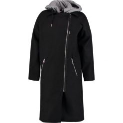 Płaszcze damskie pastelowe: Noisy May NMCOHIBA Płaszcz wełniany /Płaszcz klasyczny black/medium grey melange hood
