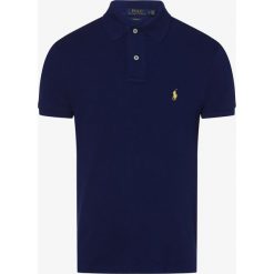 Polo Ralph Lauren - Męska koszulka polo – Slim fit, niebieski. Niebieskie koszulki męskie Polo Ralph Lauren, m, bez wzorów, z bawełny, bez rękawów. Za 449,95 zł.