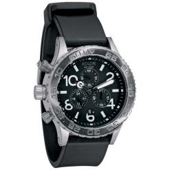 Zegarki męskie: Zegarek unisex Black Nixon 42-20 Chrono PU A0361000