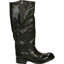 Kozaki - AM04B MAJ LOD. Czarne buty zimowe damskie Venezia, ze skóry. Za 1449,00 zł.