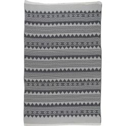 Chusty damskie: Chusta hammam w kolorze czarno-białym – 180 x 100 cm
