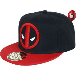 Deadpool Logo Czapka Snapback czarny/czerwony. Czarne czapki z daszkiem damskie marki Deadpool, z motywem z bajki. Za 79,90 zł.