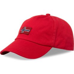 Czapka z daszkiem NAPAPIJRI - Fontan NP0A4E3X Red R47. Czerwone czapki męskie Napapijri, bez wzorów, z bawełny. W wyprzedaży za 139,00 zł.