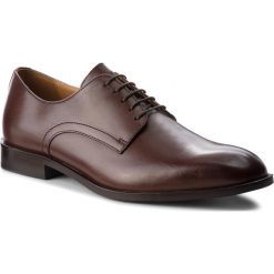 Półbuty GEOX - U Saymore C U825LC 00043 C6027 Ebony. Brązowe derby męskie Geox, ze skóry. W wyprzedaży za 469,00 zł.