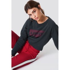 Levi's Luźna bluza Graphic Crew - Black. Czarne bluzy rozpinane damskie Levi's®, s, z bawełny. Za 242,95 zł.