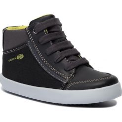 Sneakersy GEOX - B Gisli B. C B941NC 054AU C0802 D Black/Lime. Czarne trampki chłopięce Geox, bez wzorów, ze skóry ekologicznej, bez zapięcia. W wyprzedaży za 149,00 zł.