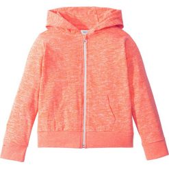 Bluzy dziewczęce rozpinane: Bluza rozpinana melanżowa bonprix łososiowy melanż