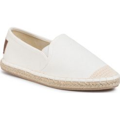 Espadryle CROSS JEANS - FF2R4125C White. Białe espadryle damskie Cross Jeans, na co dzień, bez wzorów, z jeansu, bez obcasa, na płaskiej podeszwie, bez zapięcia. Za 99,00 zł.