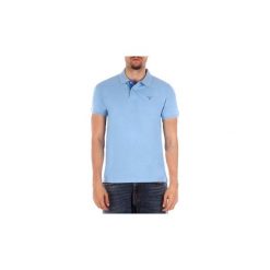 Koszulki polo z krótkim rękawem Gant 252105. Niebieskie koszulki męskie GANT, xl, bez wzorów, polo, z krótkim rękawem, krótkie. Za 422,98 zł.