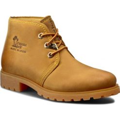 Trapery PANAMA JACK - Bota Panama B1 Vintage. Pomarańczowe trapery damskie marki Panama Jack, z jeansu, vintage, bez obcasa, bez zapięcia. W wyprzedaży za 429,00 zł.
