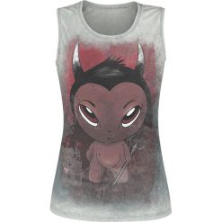 Topy damskie: Full Volume by EMP Little Evil Top damski jasnoszary