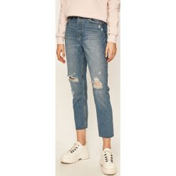Only - Jeansy Emily. Niebieskie jeansy damskie ONLY, z podwyższonym stanem. W wyprzedaży za 119,90 zł.