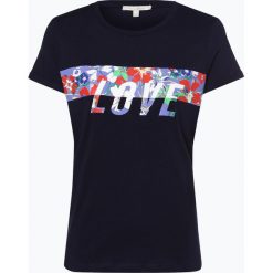 Tom Tailor Denim - T-shirt damski, niebieski. Niebieskie t-shirty damskie marki TOM TAILOR DENIM, m, z nadrukiem, z bawełny, bez kołnierzyka. Za 69,95 zł.