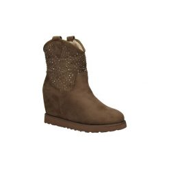 Botki Casu BOTKI B2605-1. Brązowe botki damskie marki Casu. Za 39,99 zł.