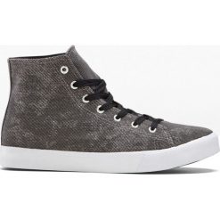 Sneakersy bonprix czarny denim. Czarne sneakersy męskie bonprix, na zamek. Za 89,99 zł.