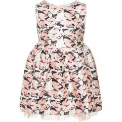 Sukienka "Faline" w kolorze jasnoróżowo-beżowo-czarnym. Różowe sukienki niemowlęce name it girls, bez wzorów, z tiulu, bez rękawów, mini, rozkloszowane. W wyprzedaży za 92,95 zł.