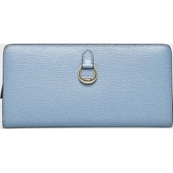 Lauren Ralph Lauren - Portfel skórzany. Niebieskie portfele damskie Lauren Ralph Lauren, bez wzorów, z poliesteru. W wyprzedaży za 479,90 zł.