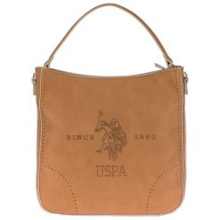 U.S. POLO ASSN. torebka damska Barrington beżowy. Brązowe torebki klasyczne damskie U.S. Polo Assn., bez wzorów, bez dodatków. Za 339,00 zł.