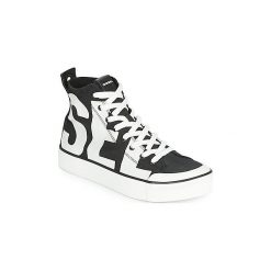 Buty Diesel S-ASTICO MC. Czarne trampki męskie Diesel, bez wzorów, bez zapięcia. Za 489,00 zł.