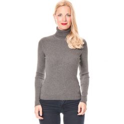 Golfy damskie: Sweter w kolorze szarym