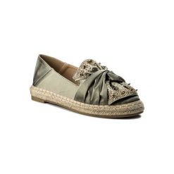 JENNY FAIRY WS56705-2. Brązowe espadryle damskie Jenny Fairy, bez wzorów, z materiału, bez obcasa. Za 79,99 zł.