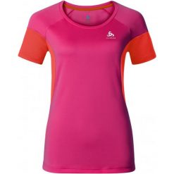 Odlo Koszulka Versilia T-Shirt S/S Beetroot Purple - Cherry Tomato S. Czerwone bluzki sportowe damskie marki Odlo, s, z krótkim rękawem. W wyprzedaży za 129,00 zł.