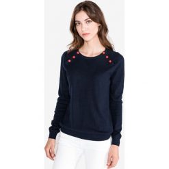 Scotch & Soda Sweter Niebieski. Niebieskie bluzy damskie Scotch & Soda, m, bez wzorów, z bawełny, bez rękawów, bez kaptura. Za 402,95 zł.
