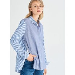 Koszula w paski - Niebieski. Koszule w niebieskie paski marki Sinsay, s. Za 59,99 zł.