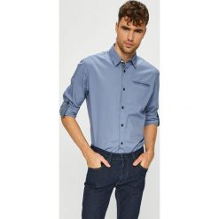 Jack & Jones - Koszula. Niebieskie koszule męskie Jack & Jones, s, bez wzorów, z elastanu, eleganckie, z klasycznym kołnierzykiem, z długim rękawem. W wyprzedaży za 79,90 zł.
