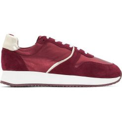 Trampki damskie slip on: Niskie trampki, skóra i materiał tekstylny