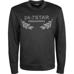 Dsquared2 Bluza "3D Print". Pomarańczowe bluzy męskie Dsquared2, z nadrukiem, z okrągłym kołnierzem, bez rękawów, bez kaptura. Za 789,00 zł.