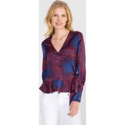 Scotch & Soda Bluzka Niebieski Czerwony. Czerwone bluzki damskie Scotch & Soda, xs, bez wzorów, z wiskozy, bez kołnierzyka, bez rękawów. Za 481,95 zł.