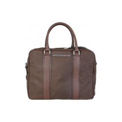 Trussardi Teczka na dokumenty Teczka TRUSSARDI. Aktówki męskie Trussardi, w paski, z tworzywa sztucznego. Za 208,00 zł.