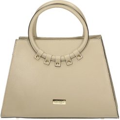 Torebki klasyczne damskie: Torba – 157-003-N BEI
