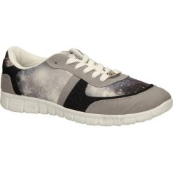 Tenisówki blink 601352-a-10. Szare buty sportowe damskie Blink, bez wzorów, z materiału, sportowe, tenisowe. W wyprzedaży za 39,99 zł.