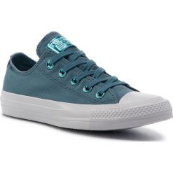 Trampki CONVERSE - Ctas Ox 163285C Celestial Teal/Teal Tint/White. Niebieskie półbuty damskie Converse, bez wzorów, z gumy, bez zapięcia. W wyprzedaży za 229,00 zł.