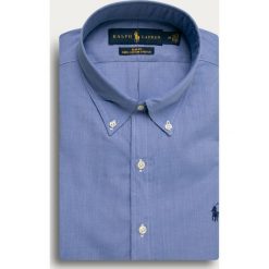 Polo Ralph Lauren - Koszula. Niebieskie koszule męskie Polo Ralph Lauren, s, bez wzorów, z bawełny, polo, z długim rękawem. Za 429,90 zł.