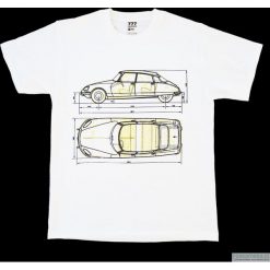 Koszulka CITROEN DS YELLOW. Żółte t-shirty męskie Pakamera. Za 77,00 zł.