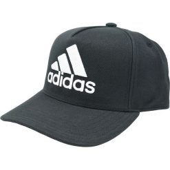 Adidas H90 Logo Cap DZ8958. Czarne czapki męskie Adidas, bez wzorów. W wyprzedaży za 69,99 zł.