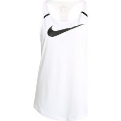 Nike Performance FLOW Koszulka sportowa white/black. Białe topy sportowe damskie Nike Performance, xl, z materiału. W wyprzedaży za 127,20 zł.