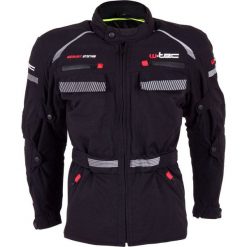 Kurtki męskie: W-TEC Męska kurtka motocyklowa Sokar Czarny r. 2XL (9768-2XL-1)