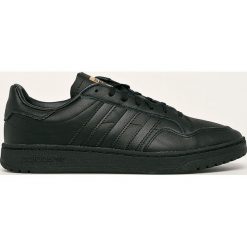 Adidas Originals - Buty Team Court. Czarne sneakersy męskie adidas Originals, ze skóry ekologicznej, na sznurówki. W wyprzedaży za 279,90 zł.