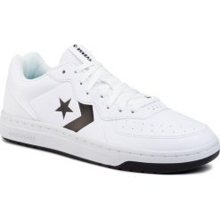 Sneakersy CONVERSE - Rival Ox 166083C White/Black/White. Białe sneakersy męskie Converse, na co dzień, bez wzorów, ze skóry ekologicznej, klasyczne, bez zapięcia. W wyprzedaży za 199,00 zł.