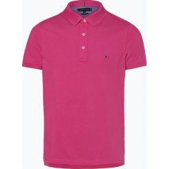 Tommy Hilfiger - Męska koszulka polo, różowy. Różowe koszulki męskie TOMMY HILFIGER, s, bez wzorów, klasyczne, bez rękawów. Za 299,95 zł.