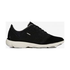 Geox Nebula Tenisówki Czarny. Czarne trampki i tenisówki damskie Geox, bez wzorów, ze skóry, bez zapięcia. Za 619,95 zł.