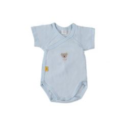 Body niemowlęce: STEIFF Boys Baby Body kopertowe blue