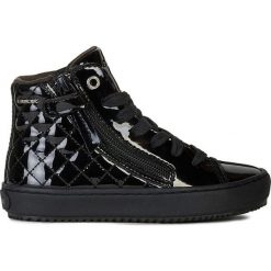 Geox - Buty. Czarne buty sportowe damskie Geox, bez wzorów, ze skóry, sportowe. Za 309,90 zł.